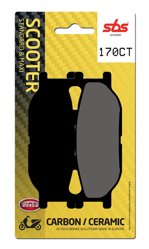 Brake Pads for Yamaha TMAX XP500 (2001-2003) - SBS 170CT