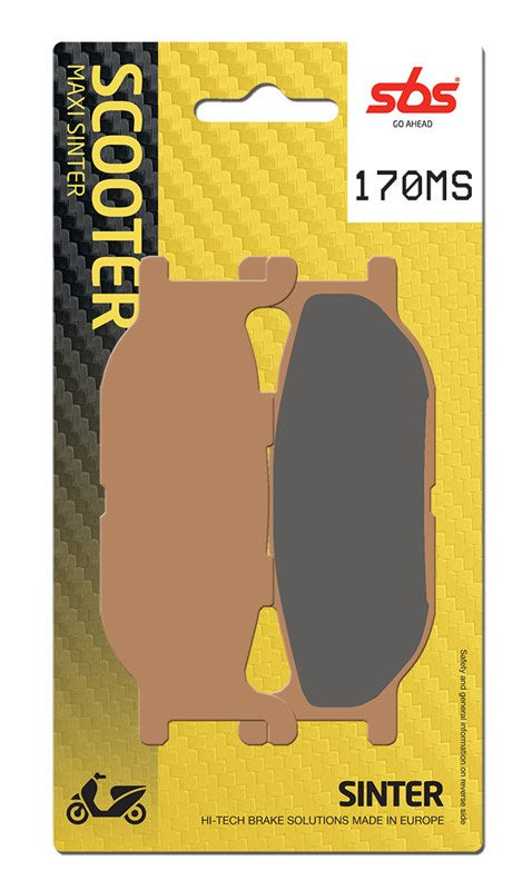 Brake Pads for Yamaha XP 500 TMAX (2001–2004) - SBS 170MS
