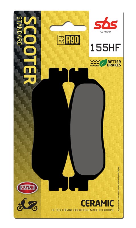 Brake Pads for Yamaha YP250 Majesty DX/ABS (1999-2014) - SBS 155HF