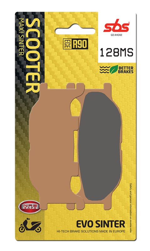 Brake Pads for Yamaha YP 250 Majesty DX/ABS (1996–2014) - SBS 128MS