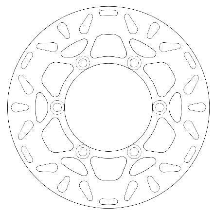 Ferodo Motorcycle Brake Disc Standard FMD0106R