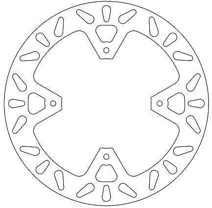 Ferodo Motorcycle Brake Disc Standard FMD0216R