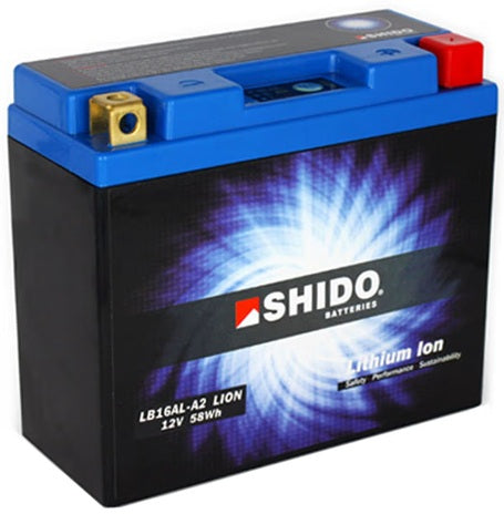 Shido Motorcycle Battery LB16AL-A2 LION -S-