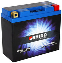 Load image into Gallery viewer, Shido Motorcycle Battery LB16AL-A2 LION -S-