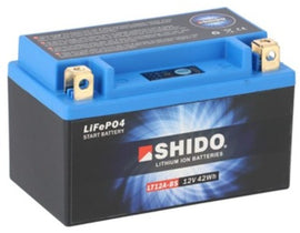Shido Motorcycle Battery LT12A-BS LION -S-