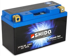 Load image into Gallery viewer, Shido Motorcycle Battery LT7B-BS LION -S-