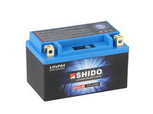 Load image into Gallery viewer, Shido Motorcycle Battery LTX12-BS LITHIUM ION YTX12-BS