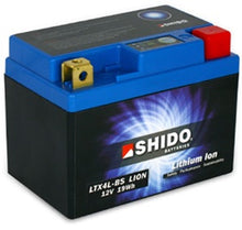 Load image into Gallery viewer, Shido Motorcycle Battery LTX4L-BS LION -