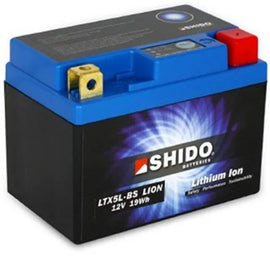 Shido Motorcycle Battery LTX5L-BS LION -S-