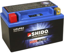 Load image into Gallery viewer, Shido Motorcycle Battery LTX7A-BS LION -S-