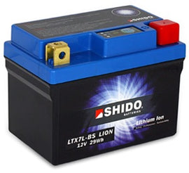 Shido Motorcycle Battery LTX7L-BS LION -S-