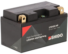 Load image into Gallery viewer, Shido Motorcycle Battery LTZ12S HP LION -S-