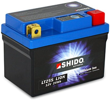 Shido Motorcycle Battery LTZ5S LION -S-