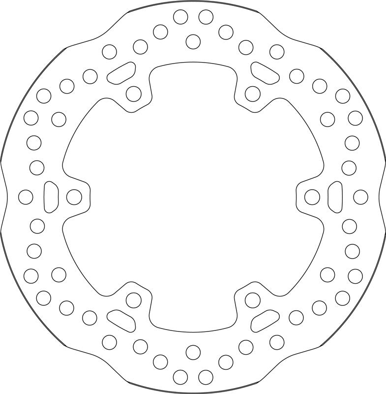 Rear Brake Disc for Yamaha YZF-R6 1999-2002 SBS 6097