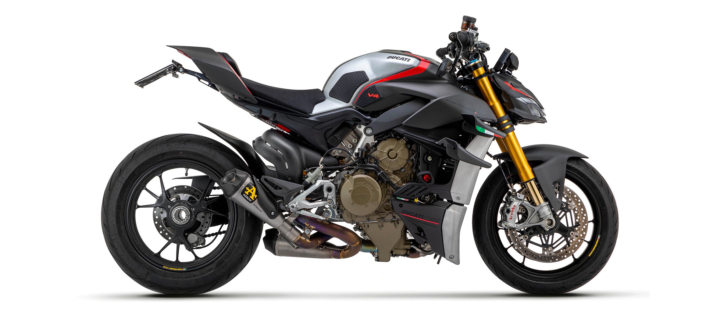  Arrow Motorcycle Exhaust - Ducati Streetfighter V4: 2020 - 2024