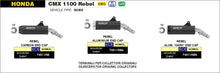 Load image into Gallery viewer, Arrow Motorcycle Exhaust - Honda CMX 1100 Rebel: 2021 - 2024