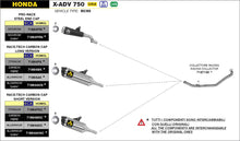 Load image into Gallery viewer, Arrow Motorcycle Exhaust - Honda X-ADV 750: 2017 - 2020