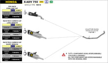 Load image into Gallery viewer, Arrow Motorcycle Exhaust - Honda X-ADV 750: 2021 - 2023