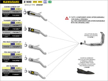 Load image into Gallery viewer, Arrow Motorcycle Exhaust - Kawasaki Z 900: 2020 - 2024