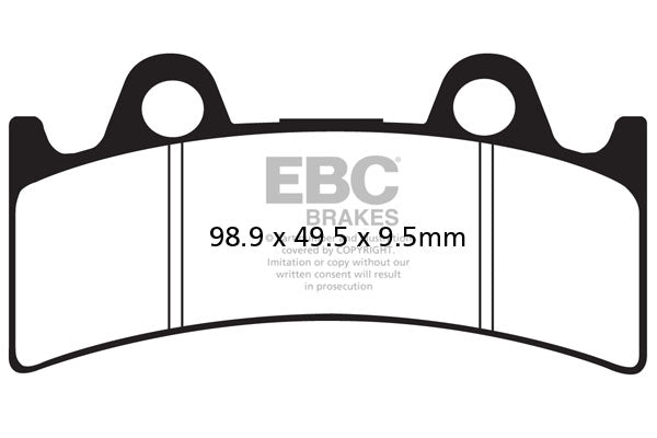 EBC Motorcycle GPFAX Sintered Road Brake Pads GPFA190HH