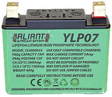 Aliant LiFePO4 Motorcycle Battery - 12v 7Ah equivalent